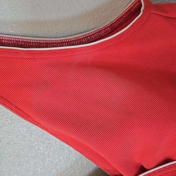 Lands End Coral Tankini Top Size 10 - Picture 5 of 6